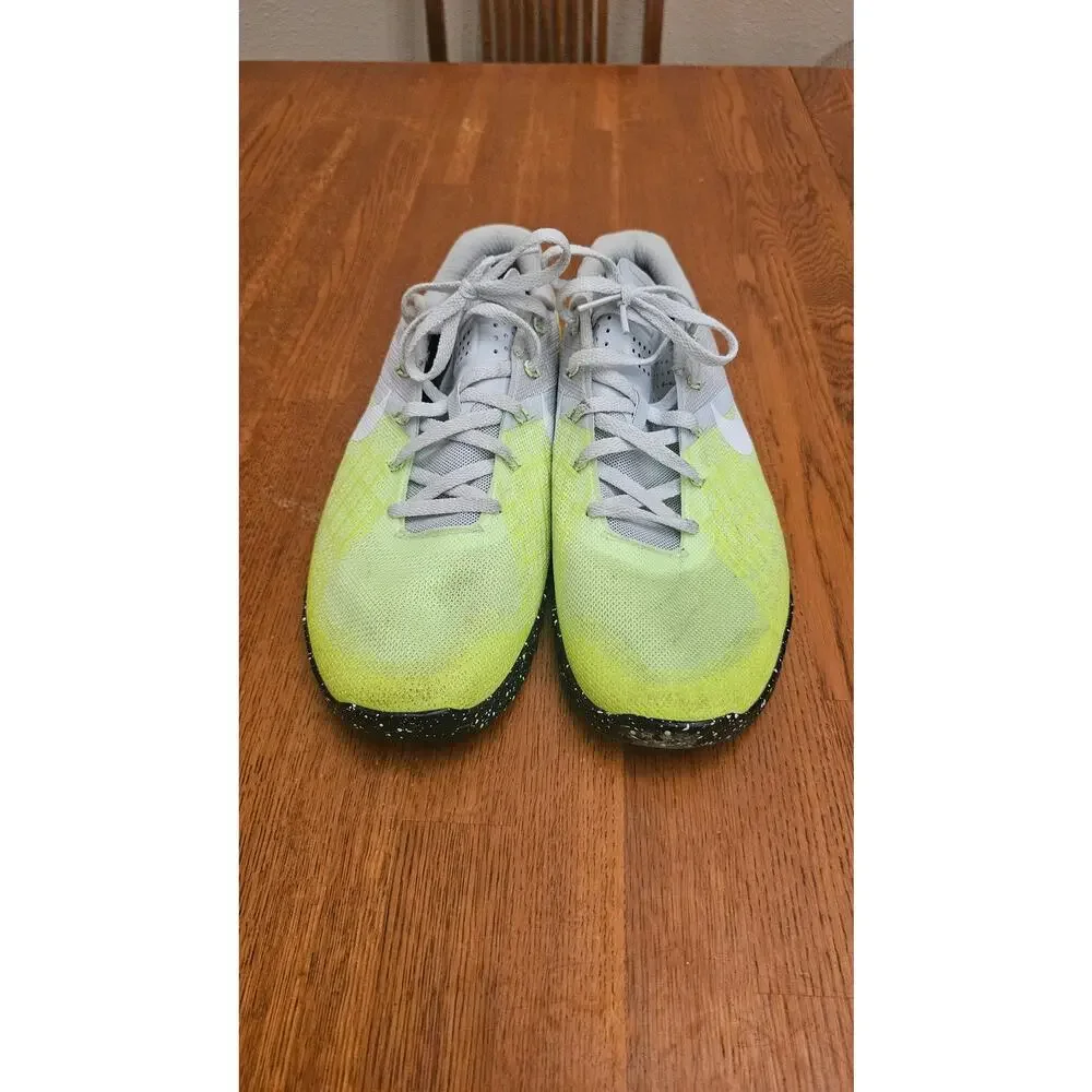 Nike Metcon 3 Men's Sz 9.5 pure Platinum‎ Volt' Training Sneakers Shoes